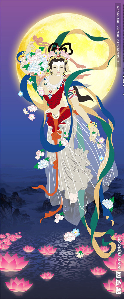 仙女散花