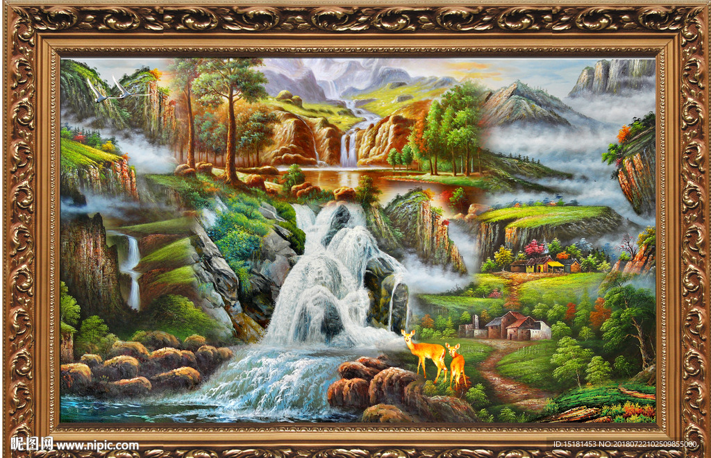 油画 风景