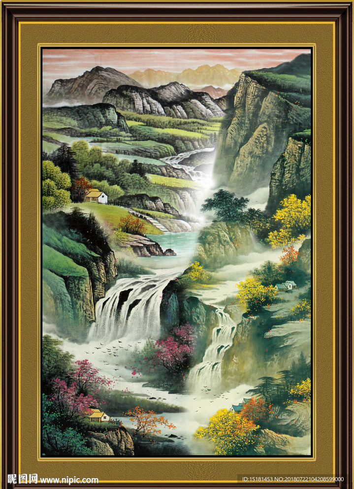 巨幅山水画