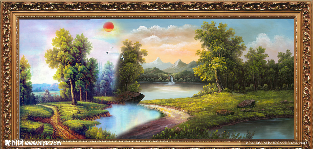 风景油画