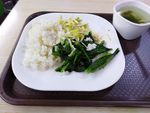 吃饭 快餐 吃快餐 饭 白色碟