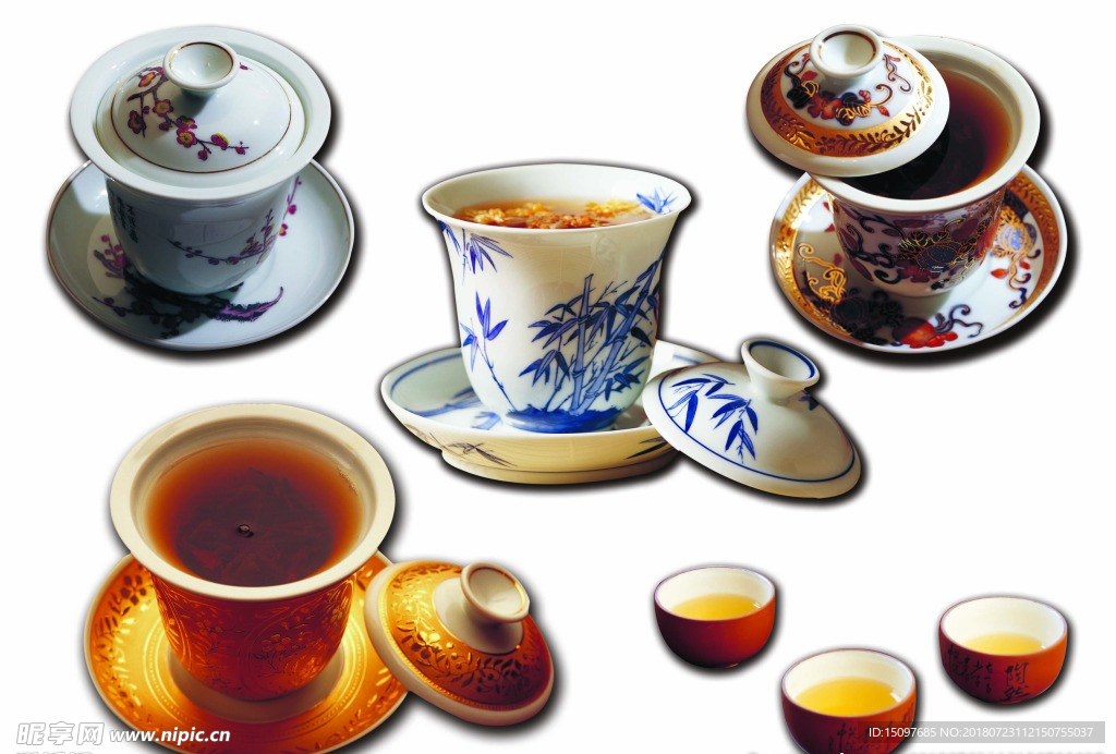 茶具茶杯免扣图