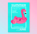 夏天聚会海报
