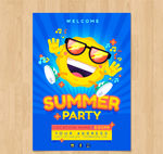 夏天聚会海报
