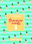 水彩清凉夏日水果菠萝图片海报