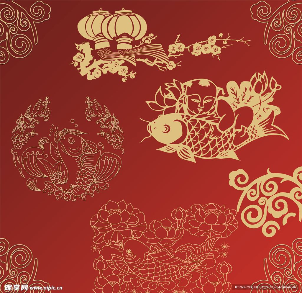 花纹底纹