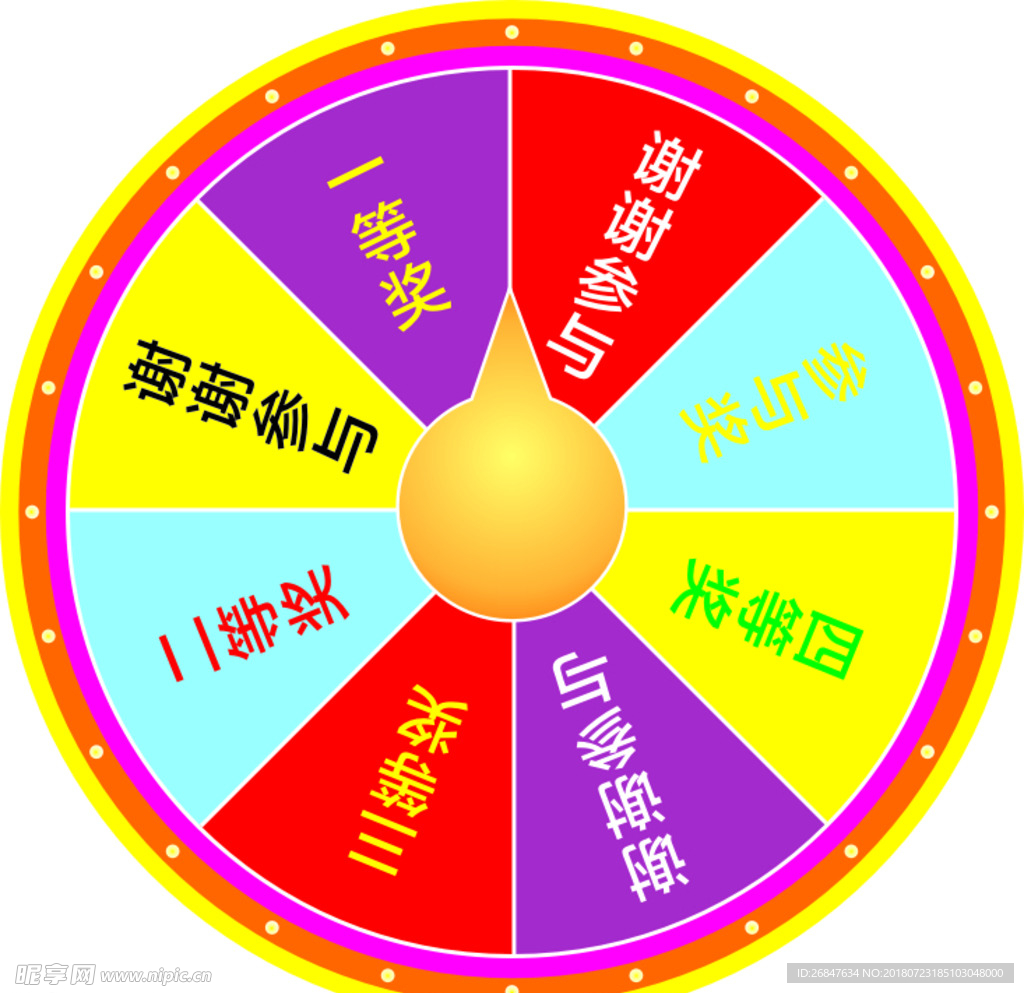 抽奖大转盘