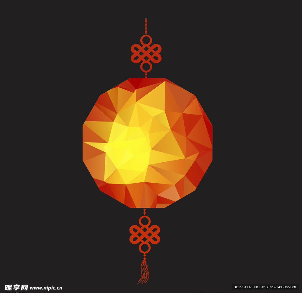 多边形灯笼图片