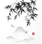 水墨竹子图片