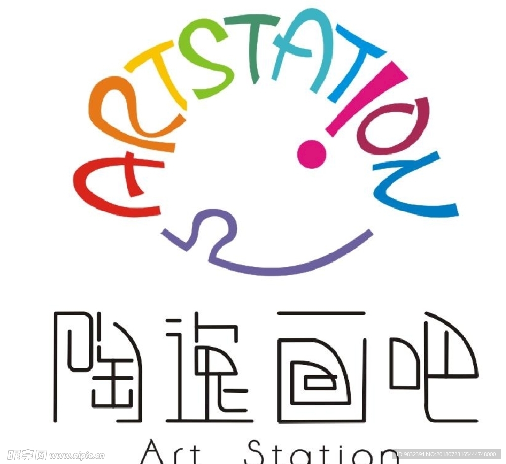 画室logo 绘画 画画标志