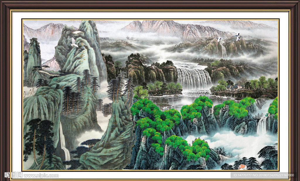 泰山山水