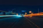 夜景马路