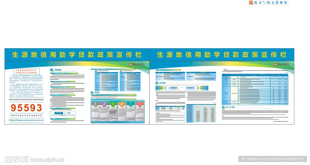 生源地信用助学贷款政策宣传栏