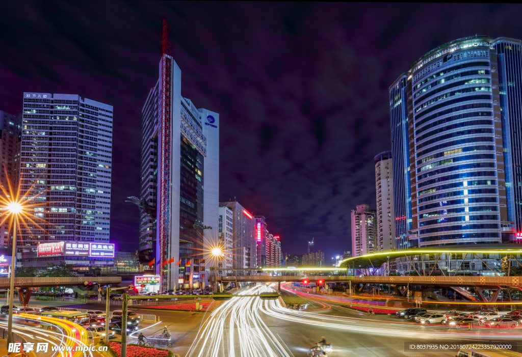 深圳海王大厦夜景