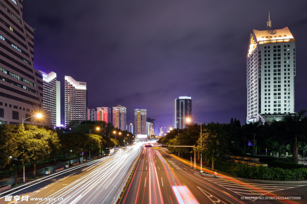 深圳大剧院商业圈夜景