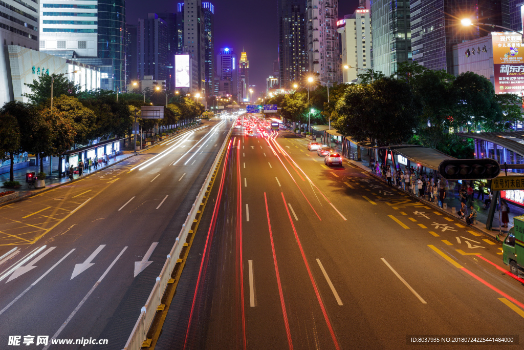 深圳大剧院商业圈夜景