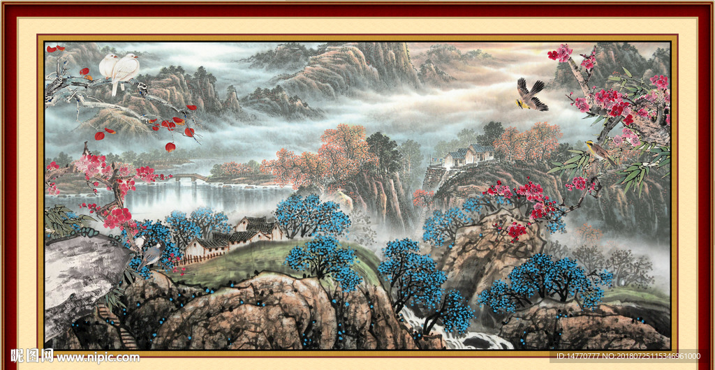国画山水