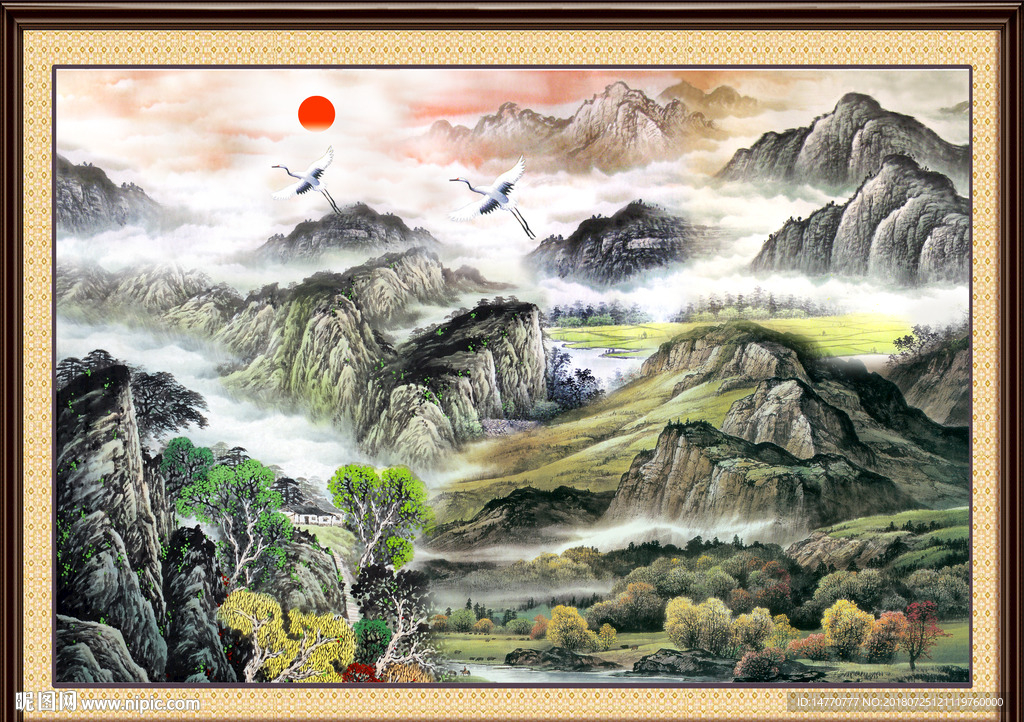 国画山水