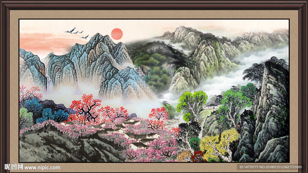 国画山水