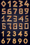 矢量木板创意艺术数字