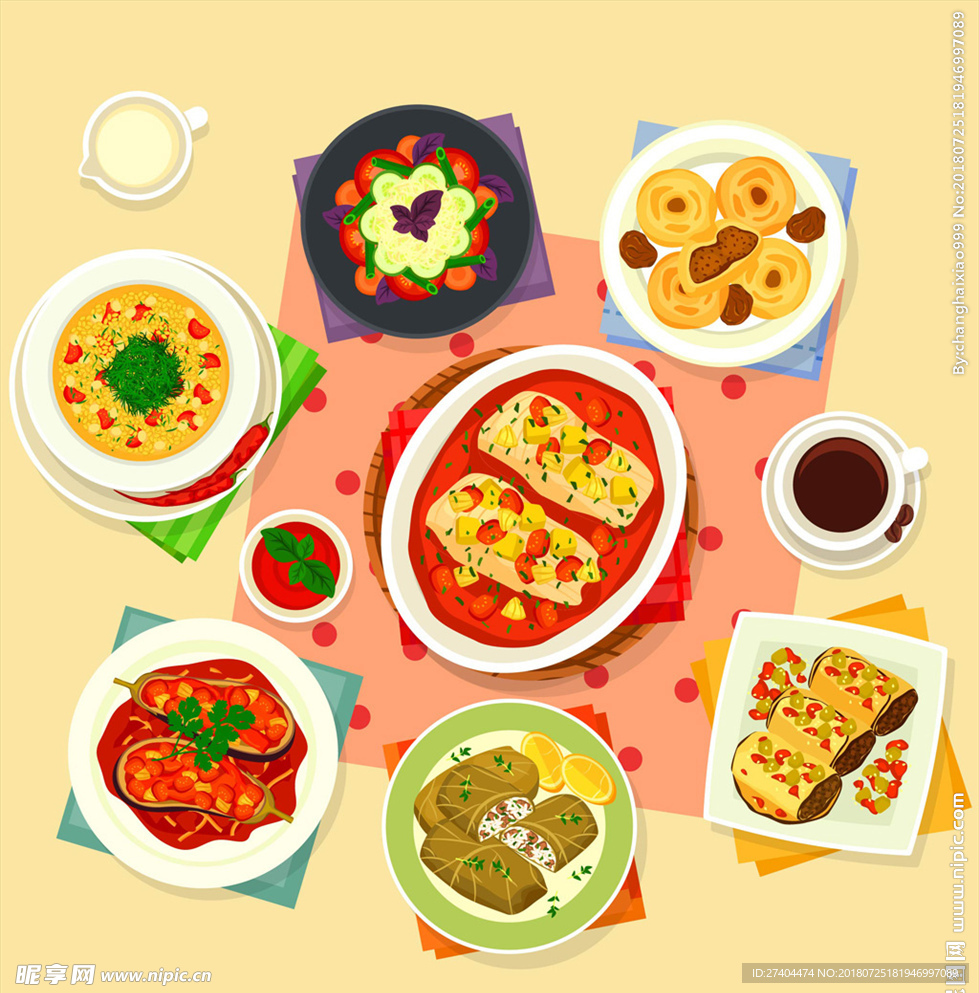 卡通美食图片