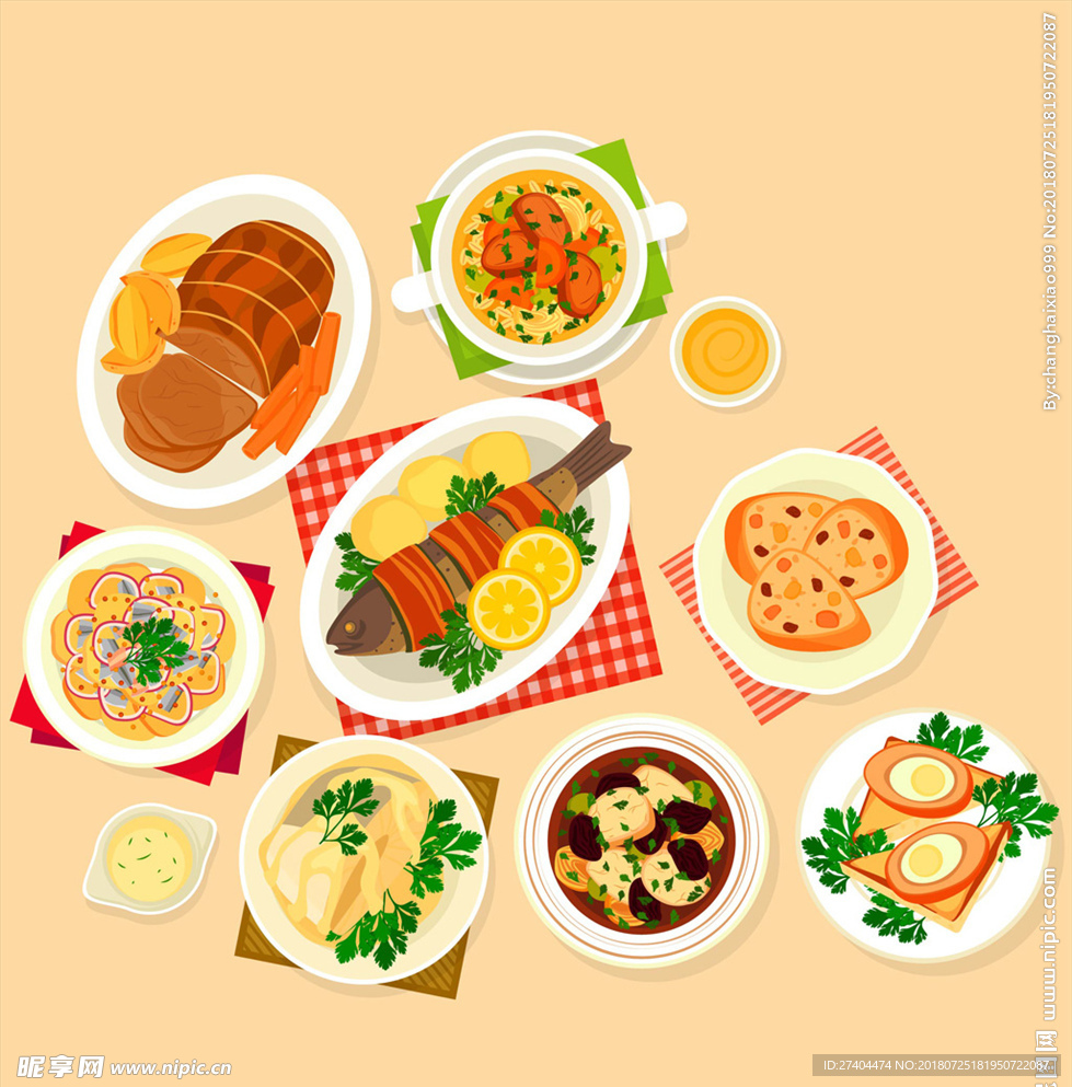 卡通美食图片
