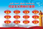社会主义核心价值观维汉双语版图