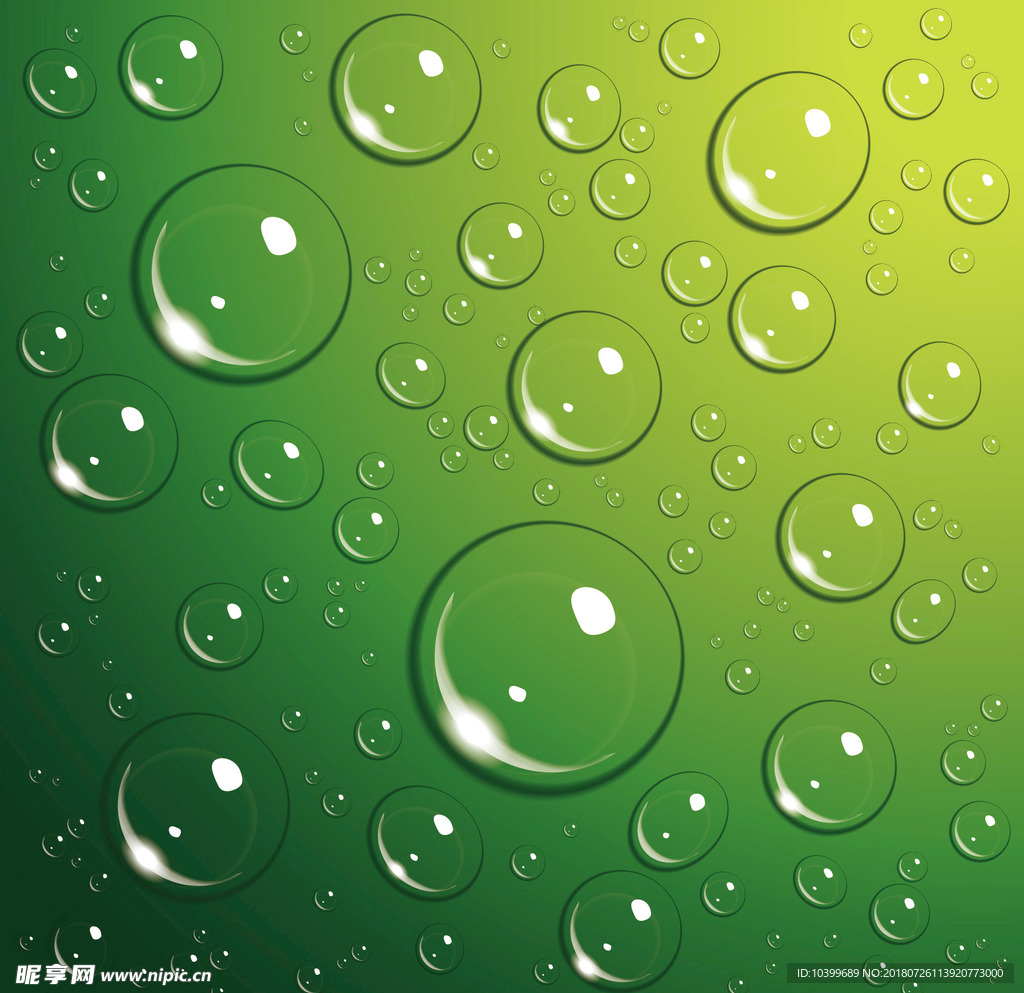 绿色水珠背景底图片素材设计图__广告设计_广告设计_设计图库_昵图网nipic.com
