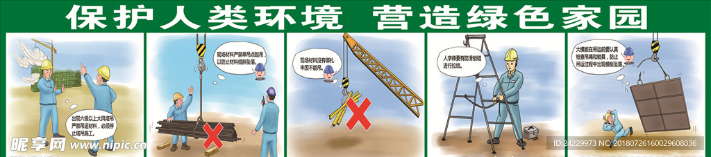 工地安全挂图