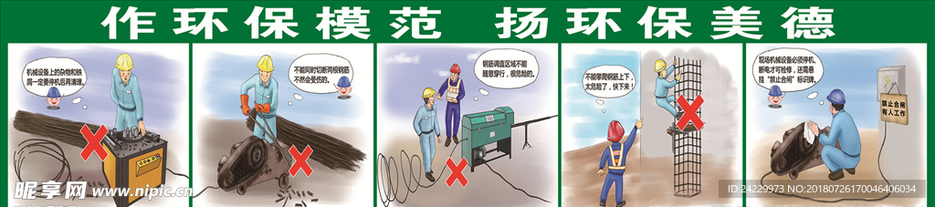 工地安全挂图