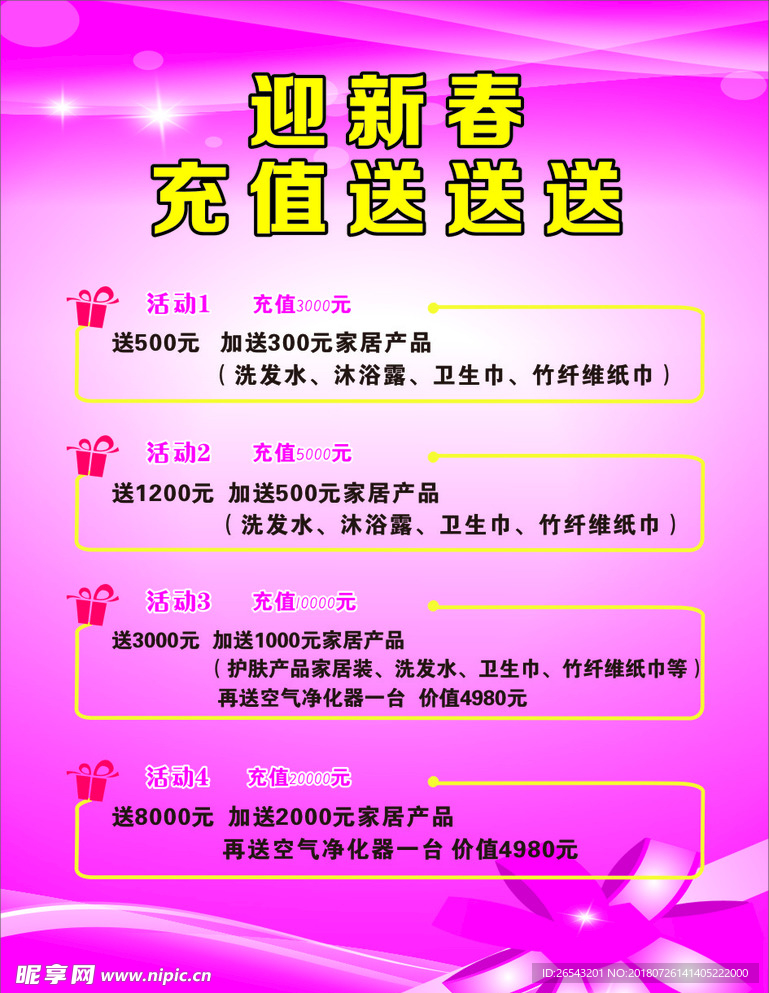 充值活动