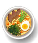 圆盘中的食物矢