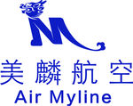 美麟航空LOGO