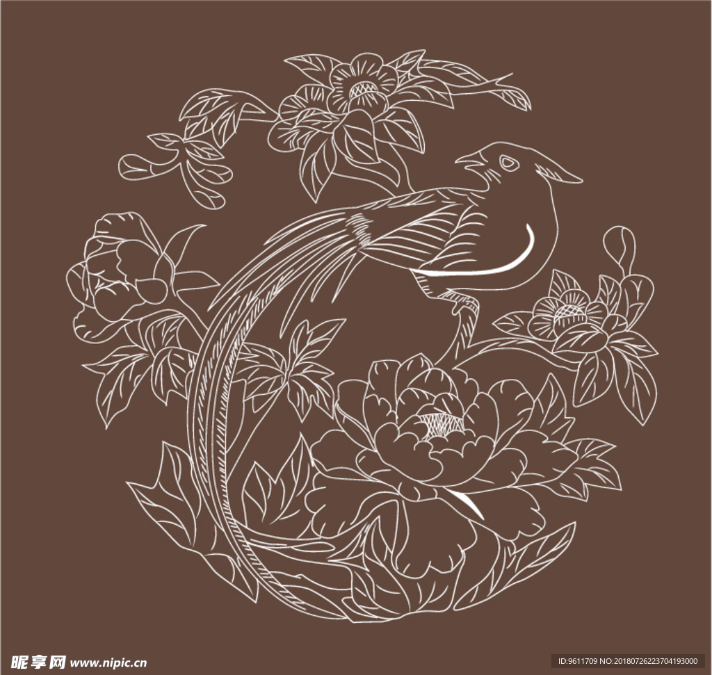 矢量花纹