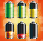 彩色立体电池