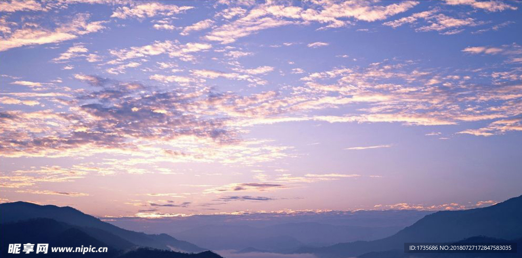 万能天空 晚霞 高清天空 宽屏