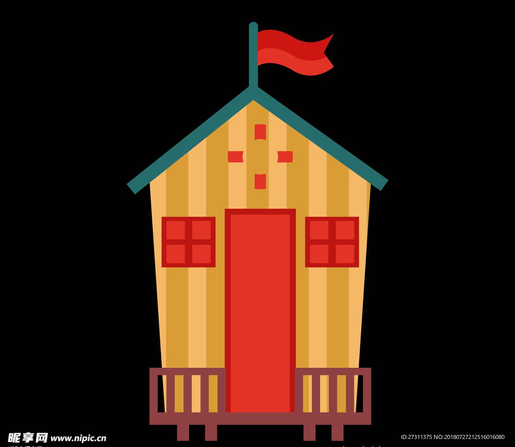 卡通建筑图片