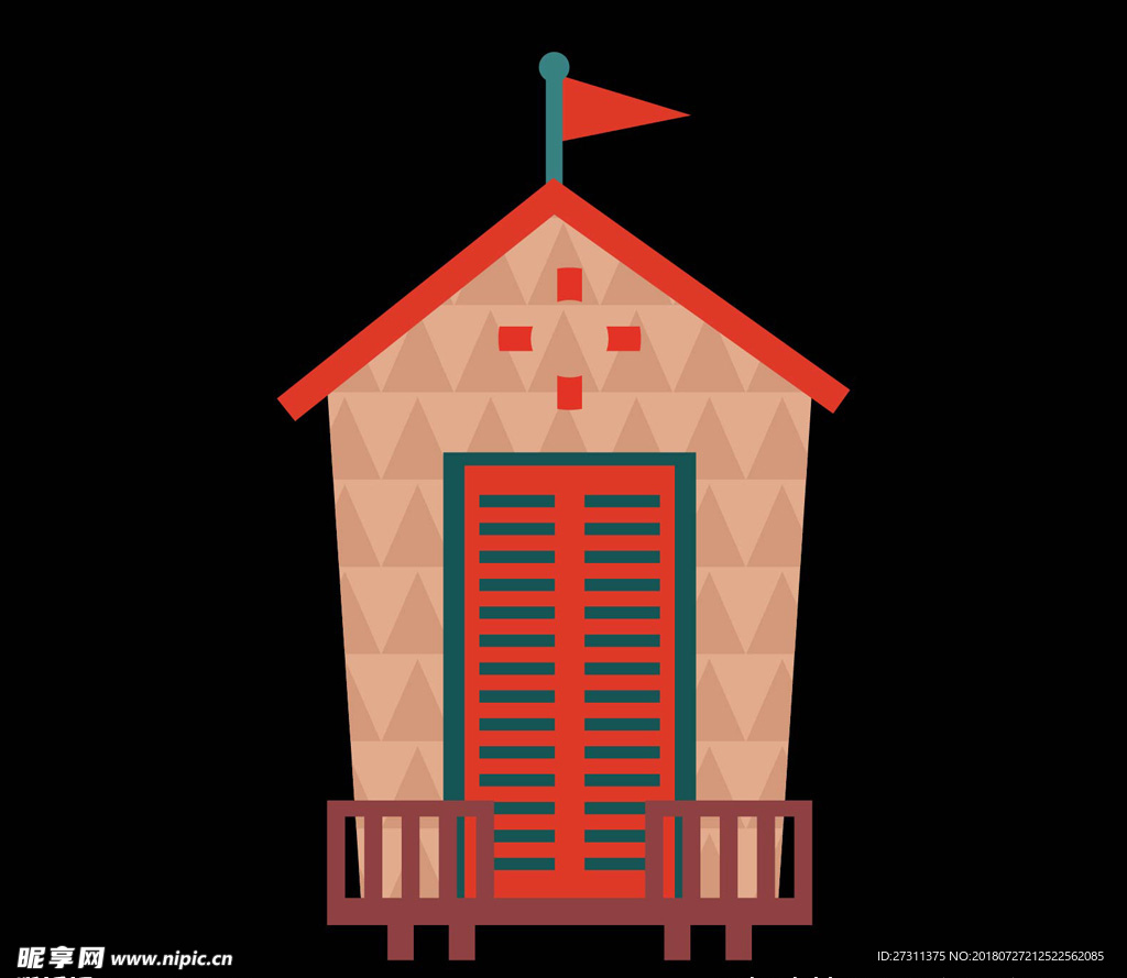 卡通建筑图片