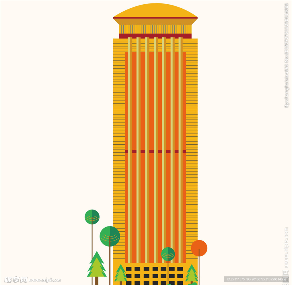 卡通建筑图片