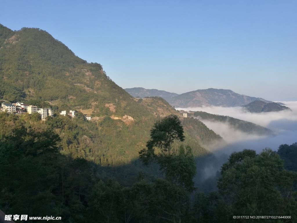 云海 大山 风景 摄影 自然