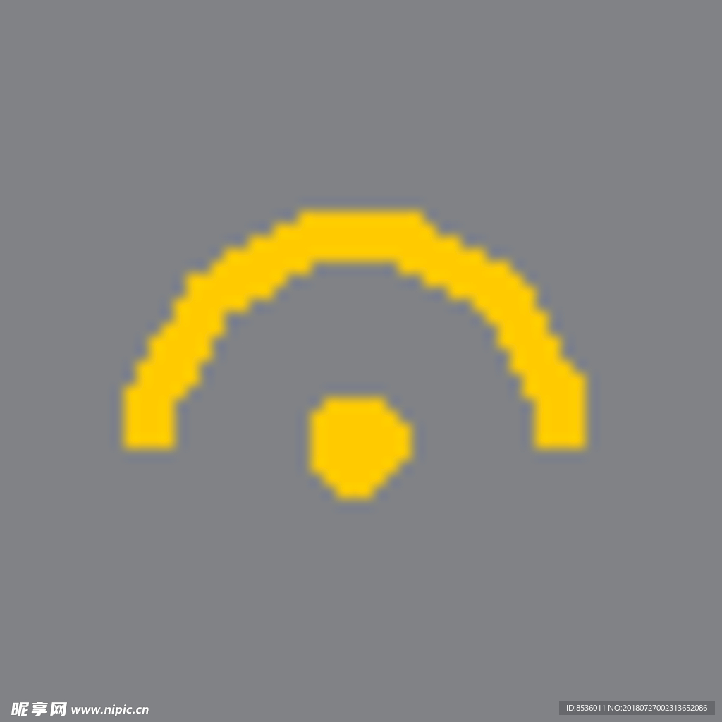 黄色公共标识