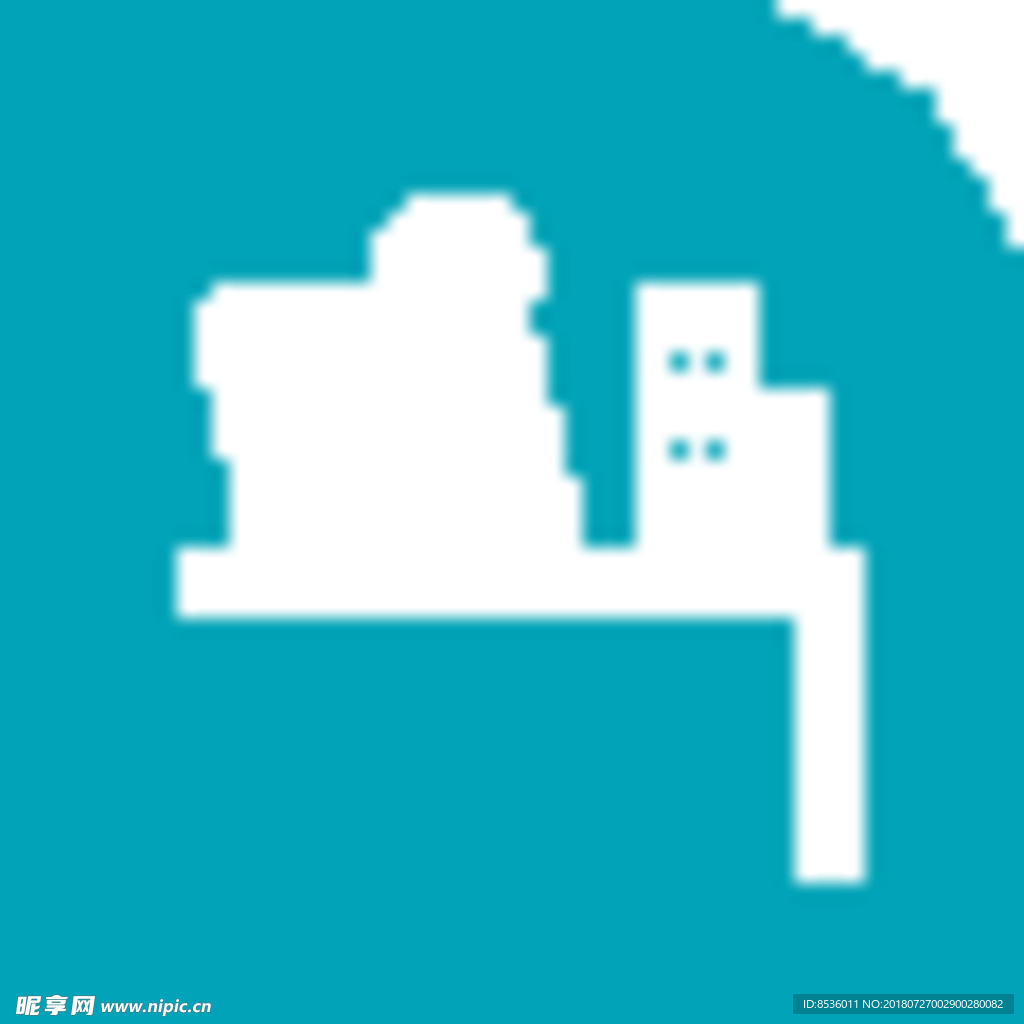 浅蓝图标标识