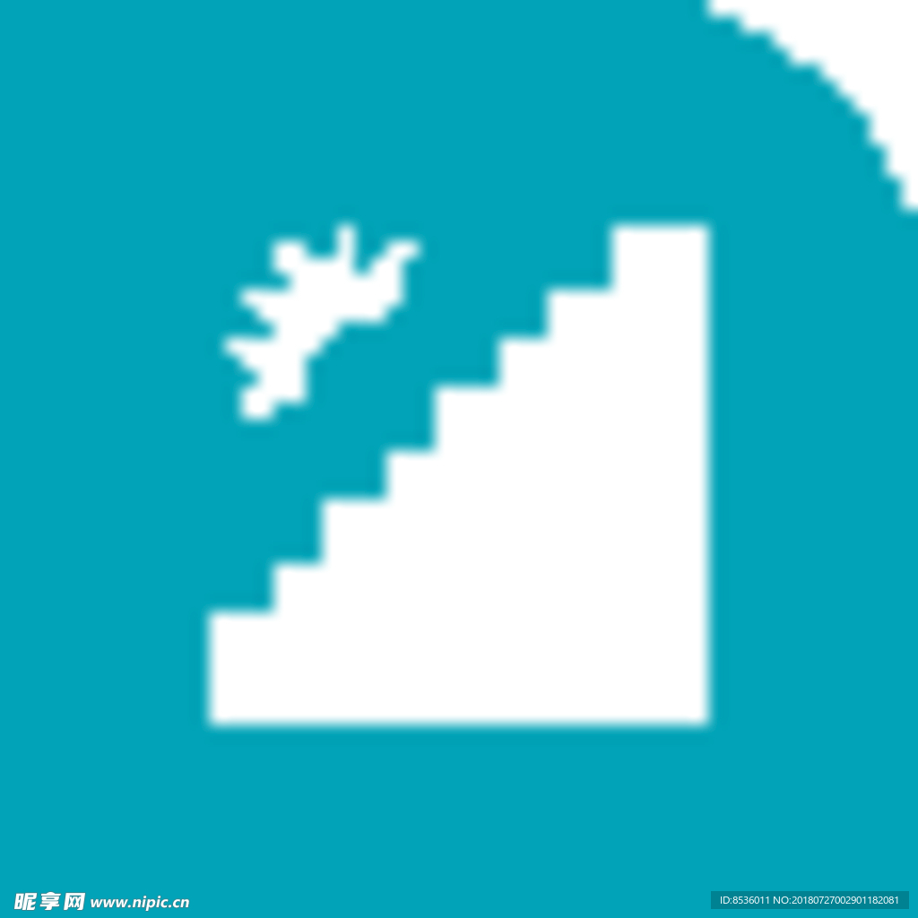 浅蓝图标标识