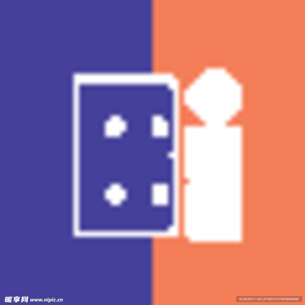双色图标标识