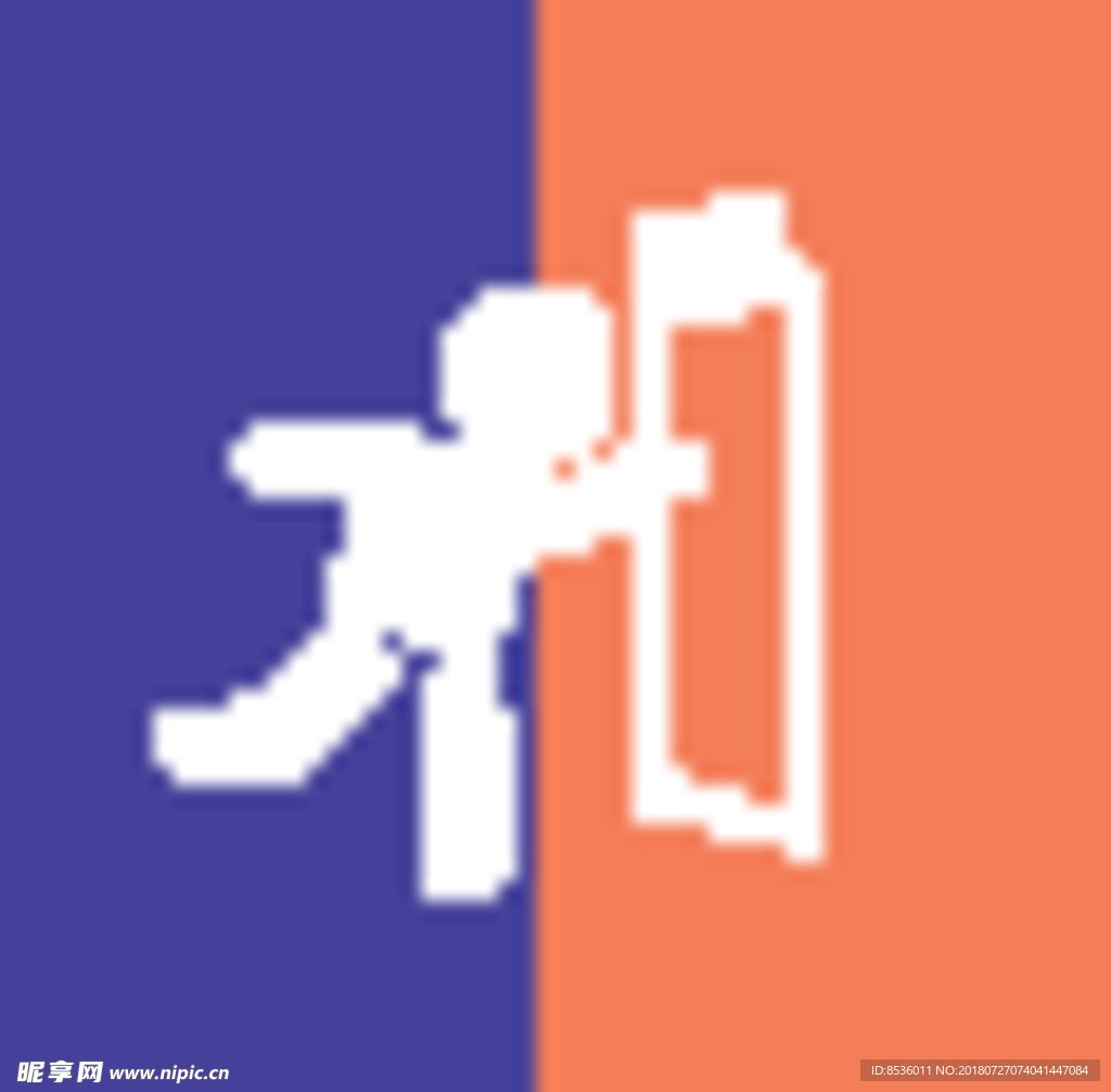 双色图标标识