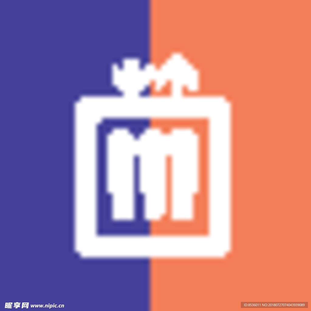 双色图标标识