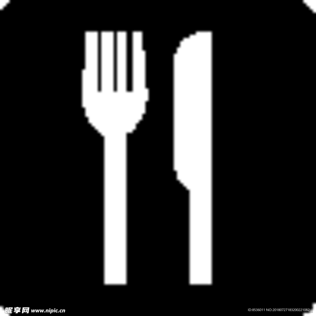 餐具图标标识