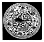 中国古代圆形鱼吉祥纹饰