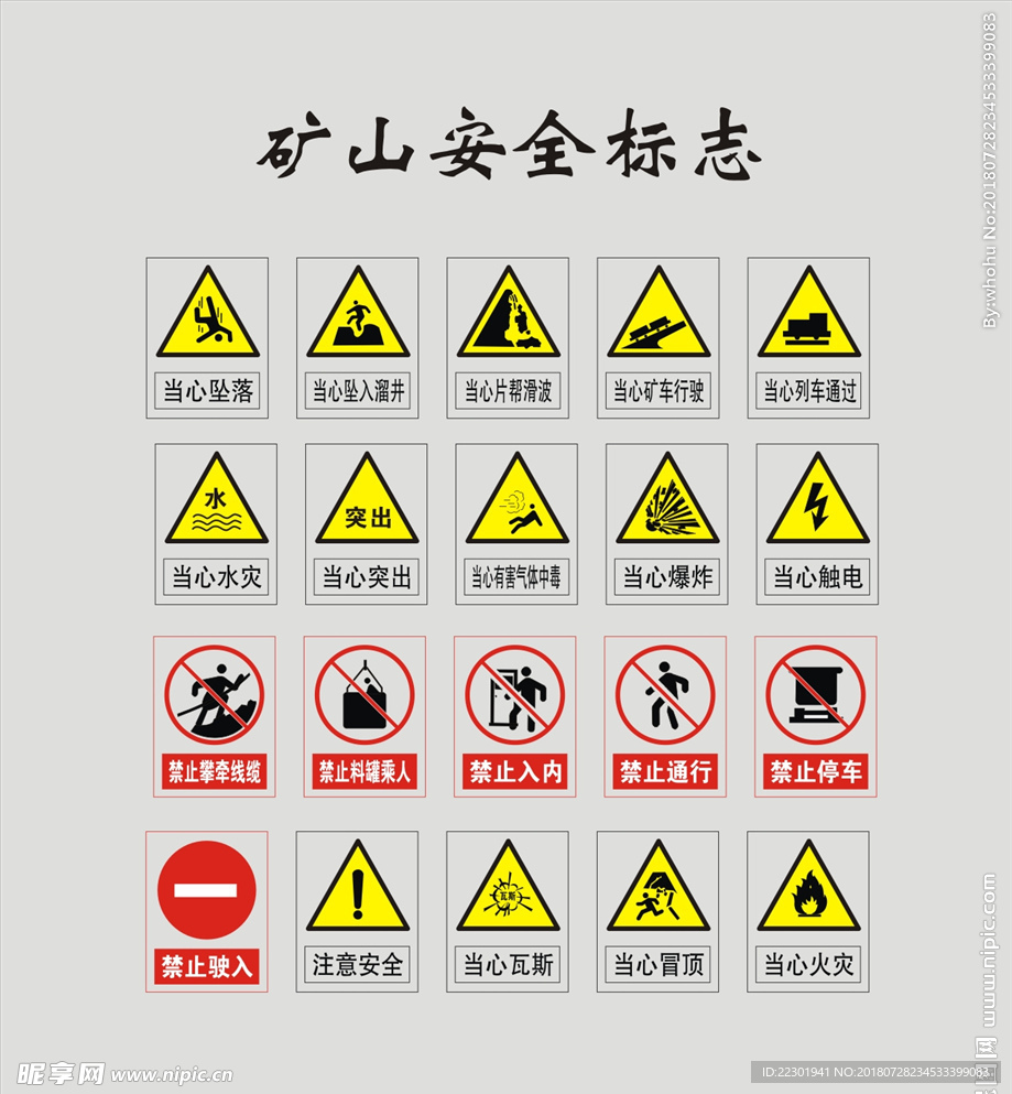 矿山安全标识 标志