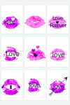 love 嘴唇